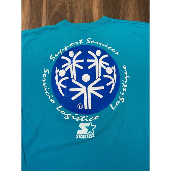 VTG 1995 Starter Special Olympics USA single stitch graphic t-shirt, XL - Picture 4 of 6